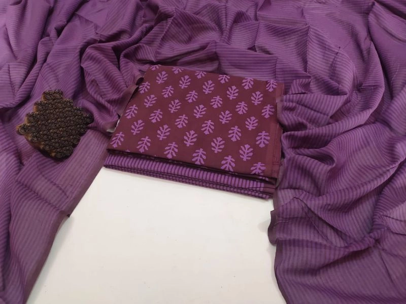 Bagru Print Cotton suts With Cotton Duptta