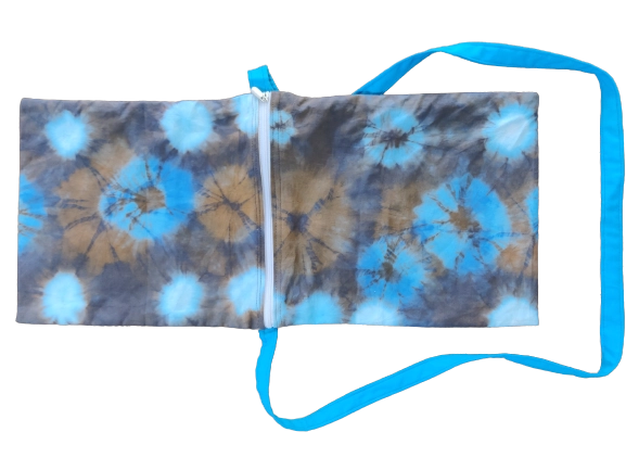 Bag SibgDTD in Tie-Dye, double sided bag in different color shades