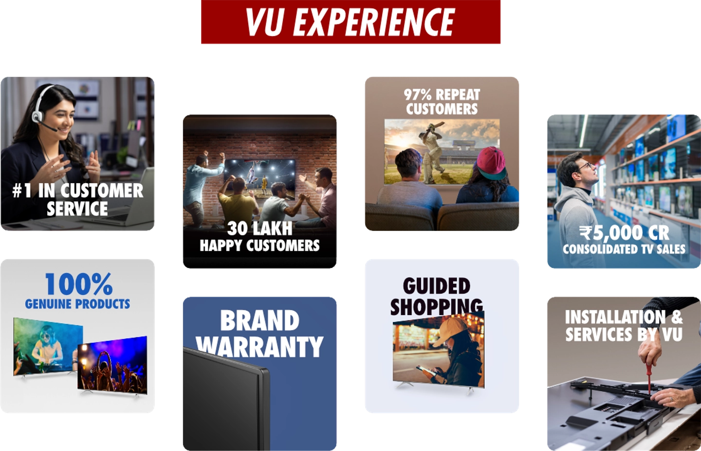 Vu fortifies its position in the premium TV Market; new range to