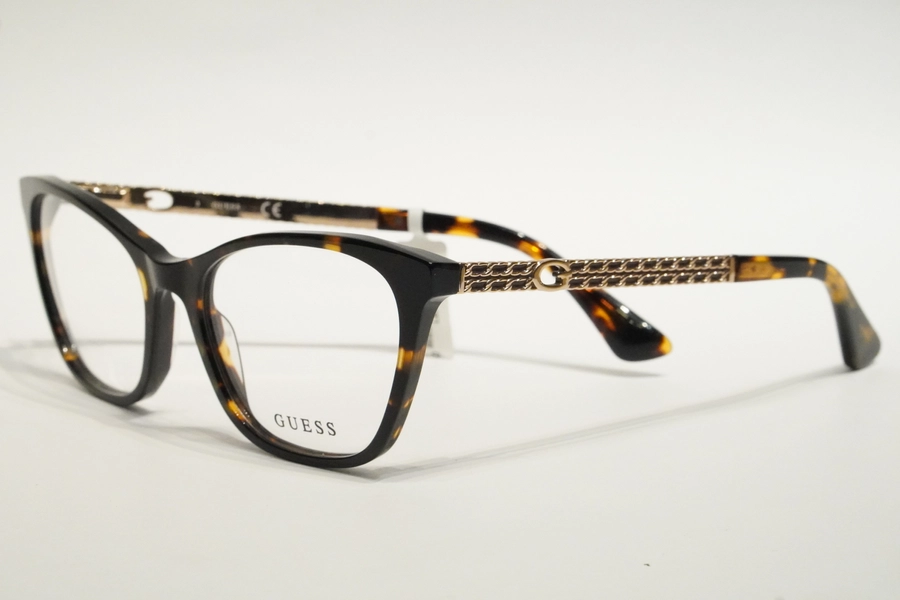 Guess Tortoise Cat Eyes Shell Eyeglasses Frame