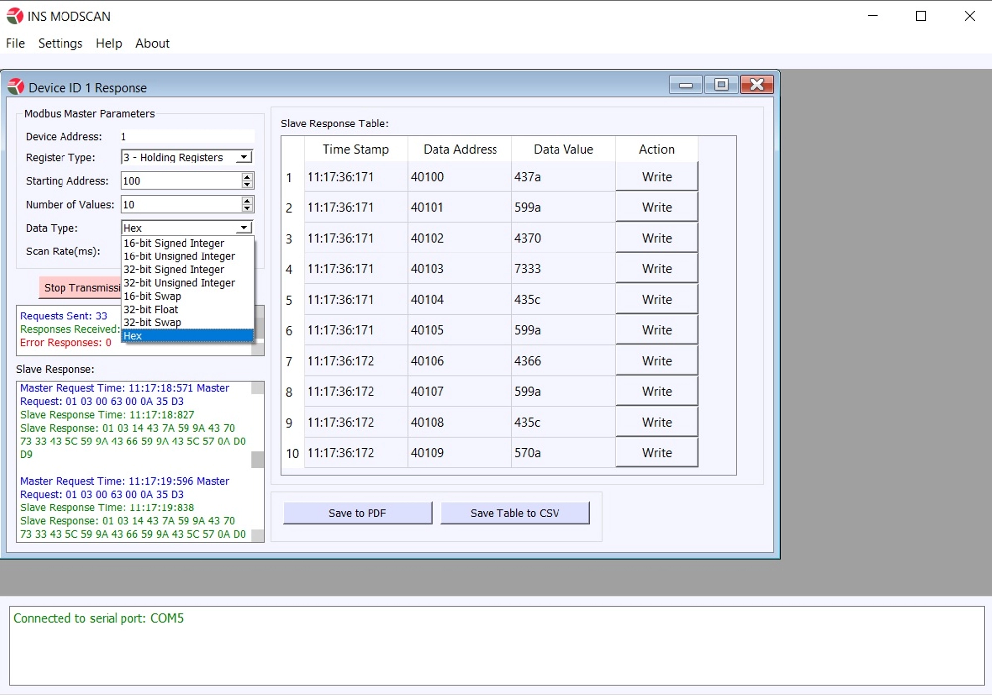 INS ModScan Tool - Ultimate Solution For Modbus Testing