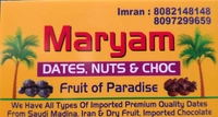 MARYAM DATES,NUTS & CHOC