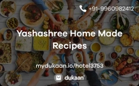 Yashashree Home Made Recipes{Presently We Are Operating On Saturday, Sunday, Festival Holiday's  Only Timings 10am To 10pm Within 10km Radius)