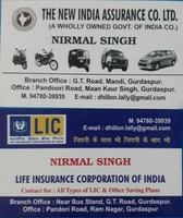 Lic Of India +The New India Insurance
