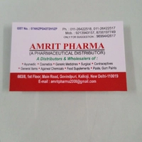 AMRIT PHARMA (Rates only for Wholesallers & Distributors )