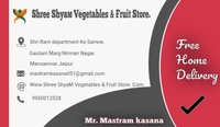 Shree Syam Vegetables & Fruits