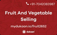 Fruit And Vegetable Selling