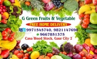 G GREEN VEGETABLES AND FRUITS