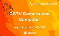 CCTV Camera And Computer