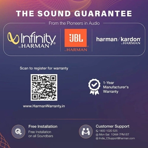 Infinity harman glide online 100