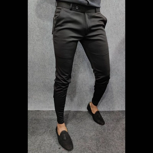Jindal Garments Premium Lycra Fabric Track Pant for Men in Navy Blue &  Black Color Combo Pack of 2
