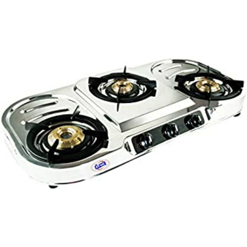 Buy jyoti 3 burner oval heavy gas stove online from Dishita Enterprise