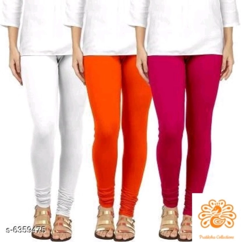 Buy Women Solid Satin Lycra Leggings Pack of 2 Online In India At  Discounted Prices