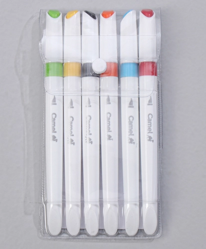 Buy Camel Student Brush Pens Assorted pack of 6 shades Online in India