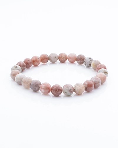 Pink on sale stone bracelet