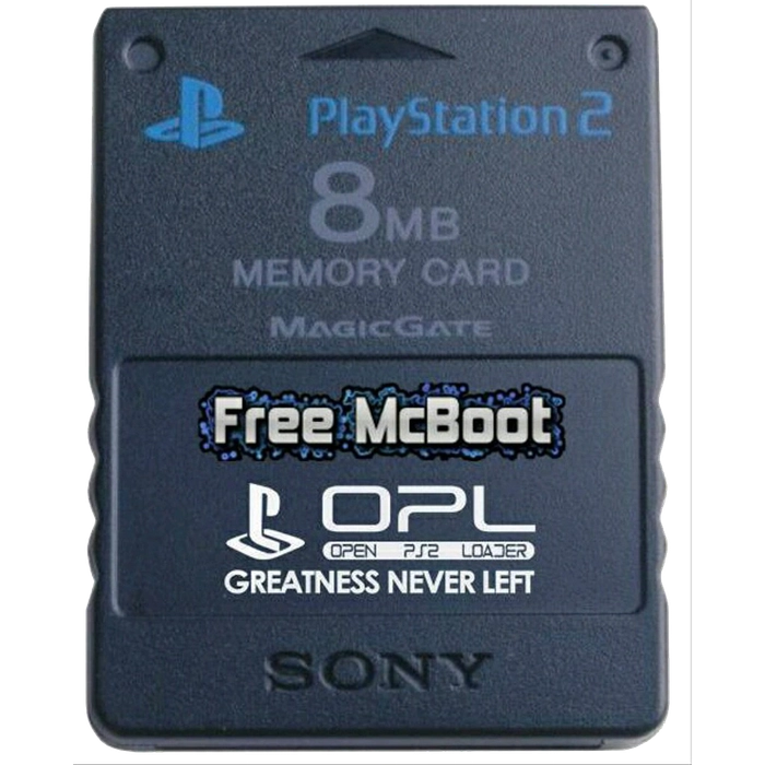  Hyamass Upgraded FMCB Free McBoot v1.966 External Program Card  64MB Memory Card for Sony Playstation 2 PS2,Just Plug and Play, Help You to  Start Games on Hard Disk or USB Disk 
