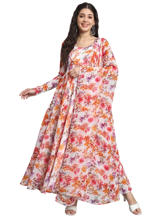 Fashion2wear Women Gown Dupatta Set - Buy Fashion2wear Women Gown Dupatta  Set Online at Best Prices in India | Flipkart.com