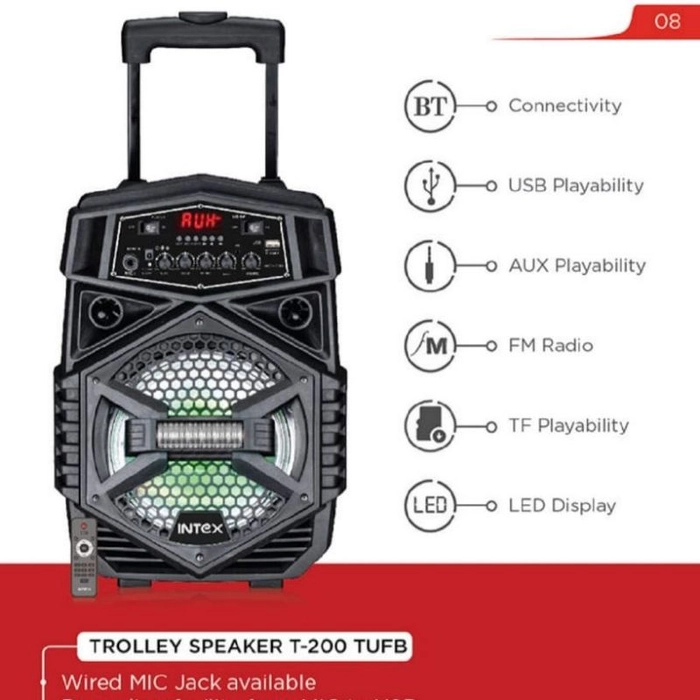 Intex trolley speaker fashion t200