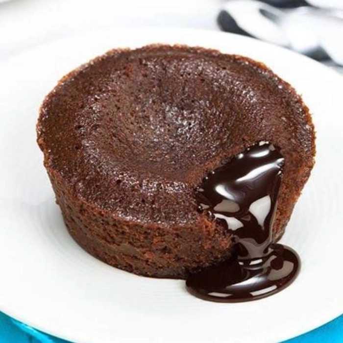 chocolate lava cake recipe | how to make eggless molten choco lava cake  recipe - YouTube