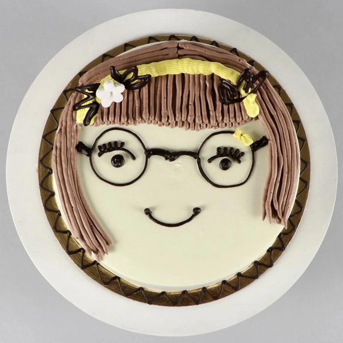 Welcome Baby Girl Double Tier Cake - Cake'O'Clocks