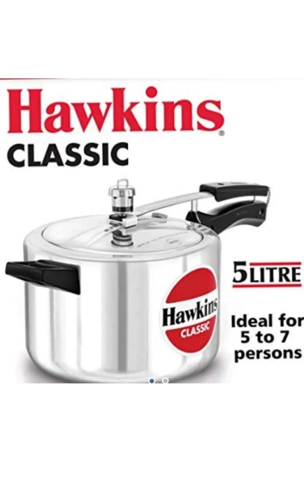 Buy Hawkins Classic Pressure Cooker 5 LTR online from Kashmiri