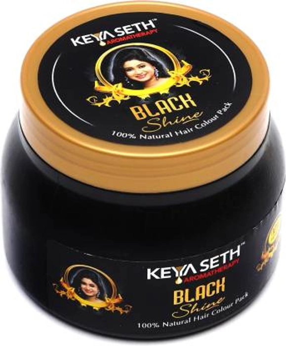 Buy KEYA SETH AROMATHERAPY Black Shine Hair Pack Natural Hair Color for  Gray & White Hair with Pure Essential Oil & Herbs Extract for Men & Women -  No Ammonia, Hydrogen Peroxide