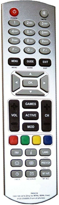 DishTV Remote