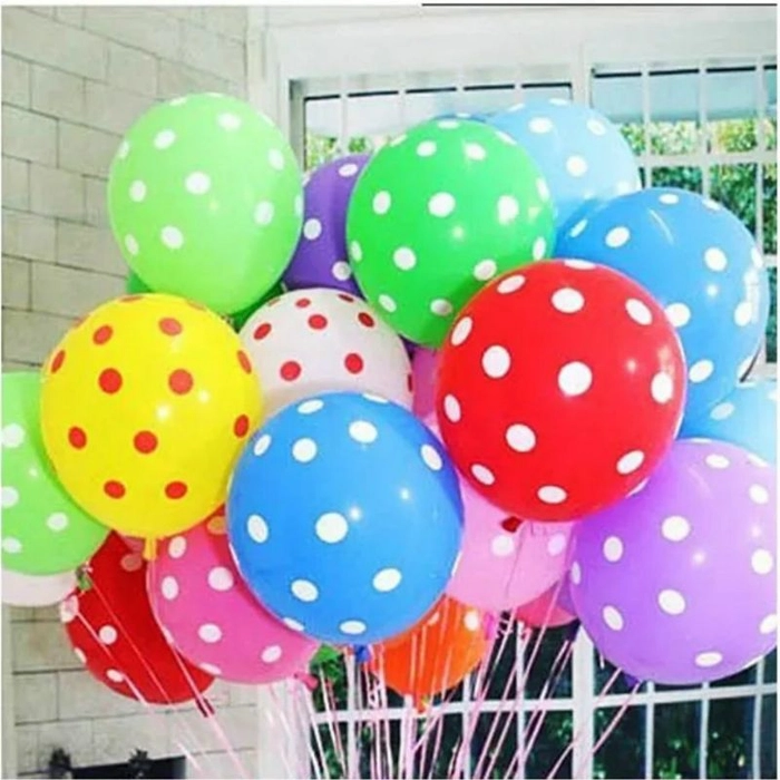 Polka Dot Ballons Mix Colour