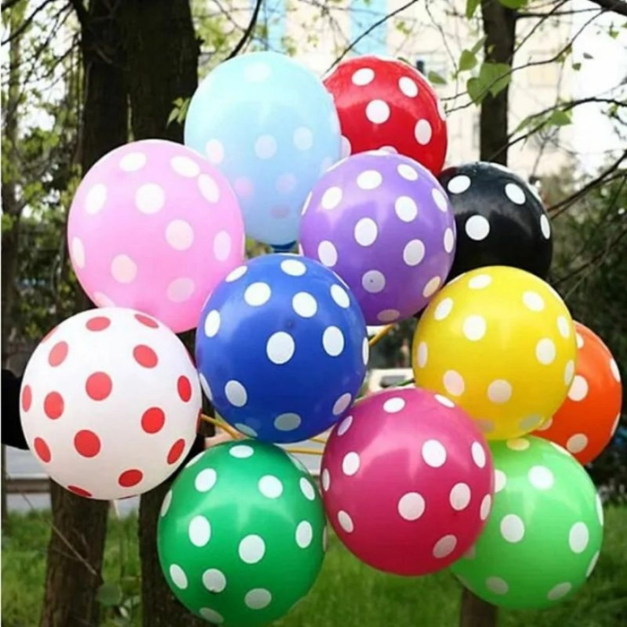 Polka Dot Ballons Mix Colour