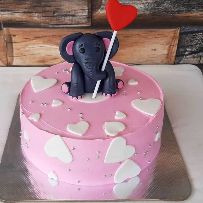 Ruffled Elephant Cake – Crave by Leena