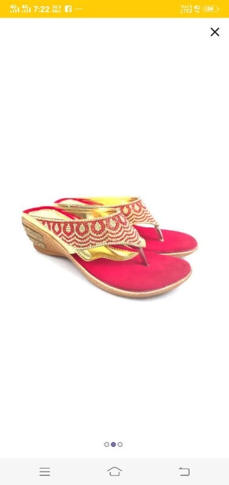 Buy Women Maroon Wedding Sandals Online | SKU: 54-65-44-36-Metro Shoes