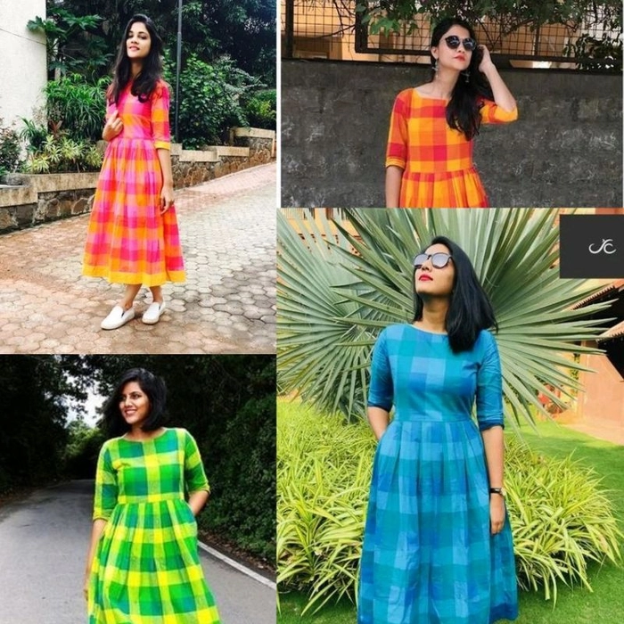 Buy Women'S Printed Khadi Cotton Dresses online from Fashion N Freak