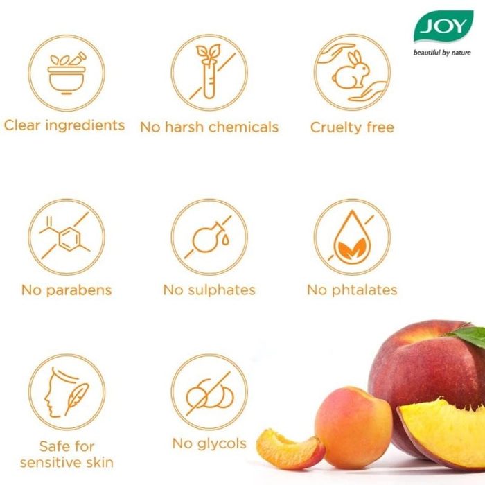 🙆 Joy Hair Fruits Long & Silky Conditioning Shampoo Enriched with Apricot & Peach