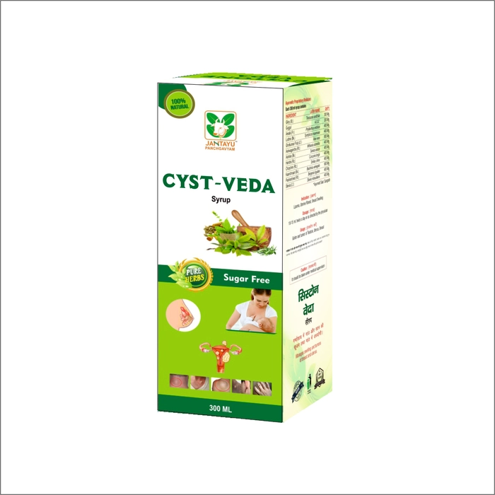 Jantayus CYST Veda Syrup Sugar free Pack of 2 Bottle of 300 ML