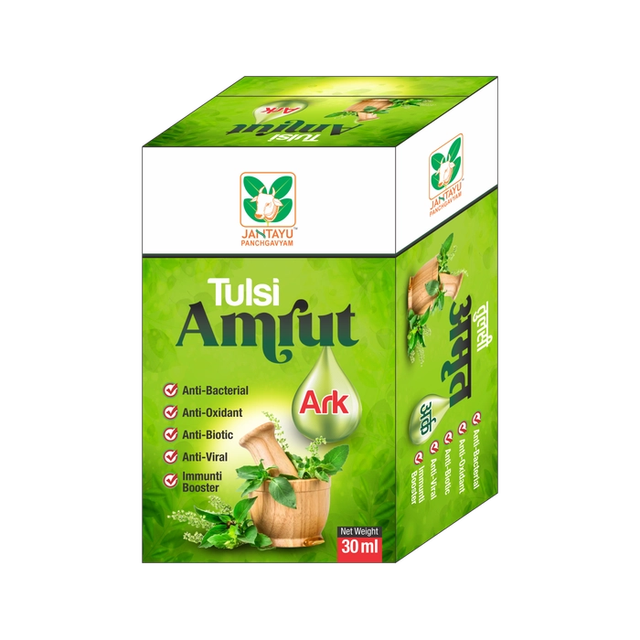 Jantayus Tulsi Amrit Ark Pack of 3 Bottle of 60 ML