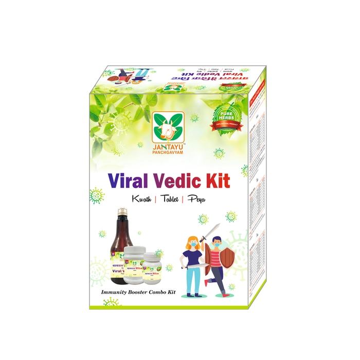 Jantayus Viral Vedic Combo Kit Kwath Tablet Peya Jar of 1 QTY