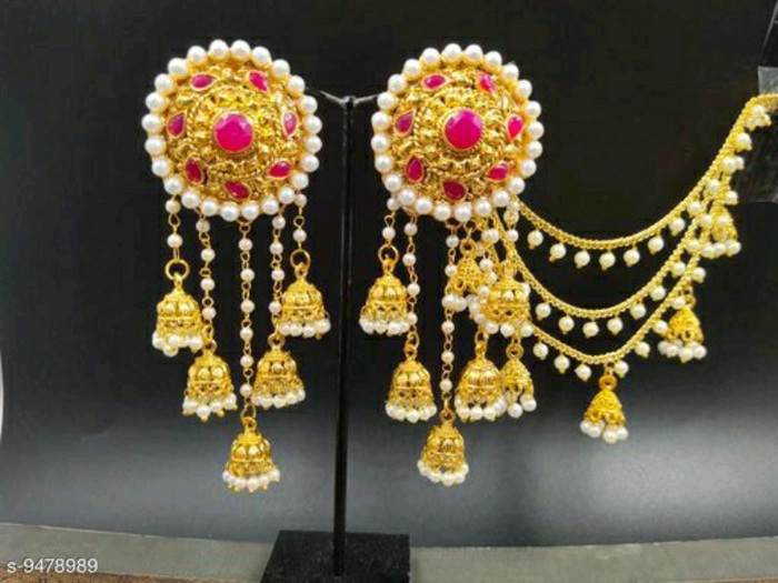 Bahubali Earrings - Necklace S