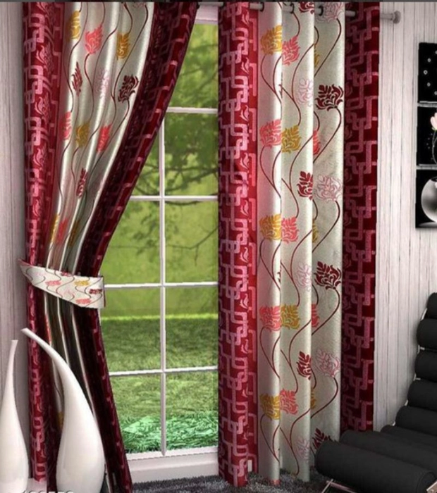 Classic Polyester Printed Curtains