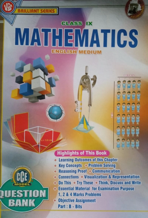 Buy 9th Class Mathematics Question Bank(VGS Series) online from STUDENT ...