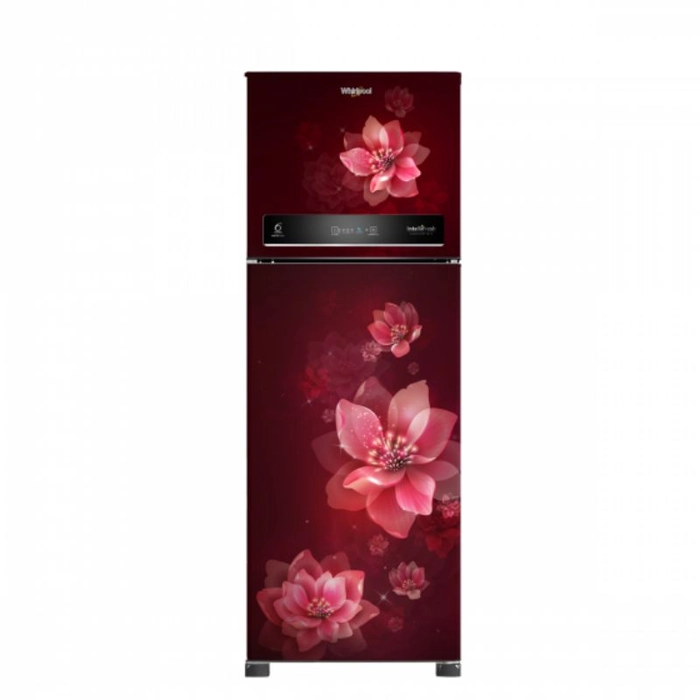 Whirlpool 265L Frost Free Double Door 3 Star Convertible Refrigerator (Wine Mulia)