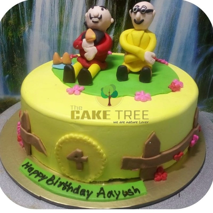 Motu Patlu Happy Birthday Cake Topper at Rs 50 / piece in Chennai | Gainex  R & D Solutions Pvt Ltd