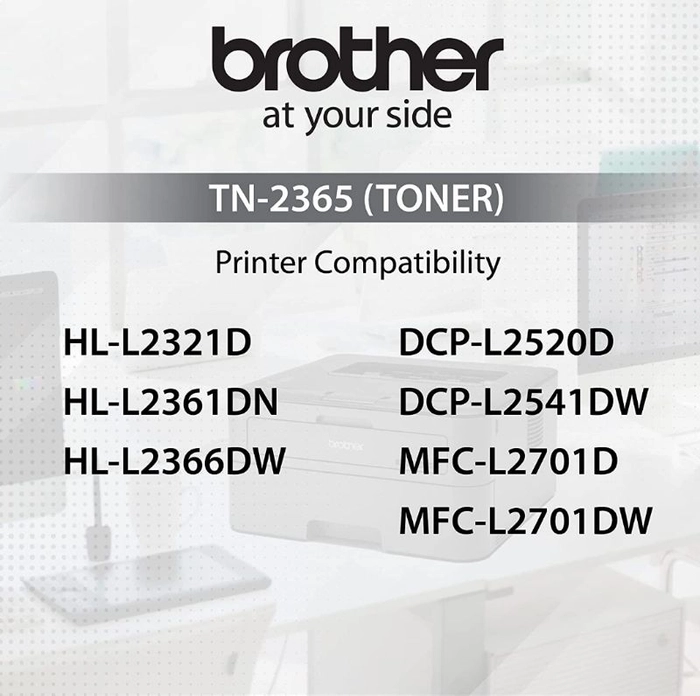 Buy Brother TN 2365 Black Toner Cartridge Online At Price ₹3299