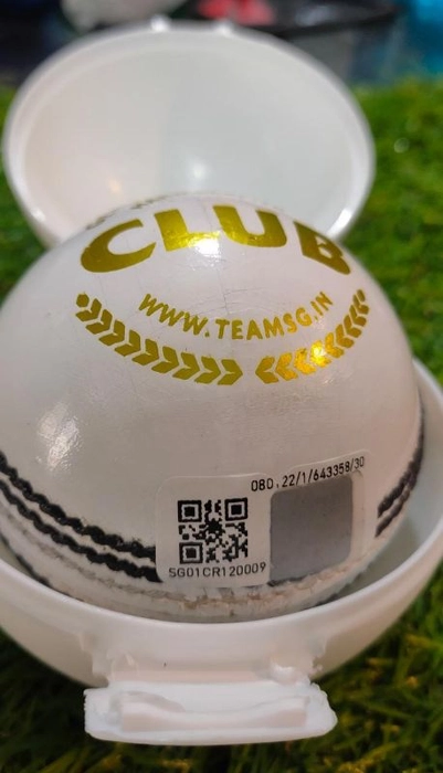 SG Club Leather Ball (White)