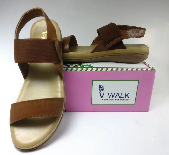 Buy V walk Women Flat Fashion Sandals 74016122 online from