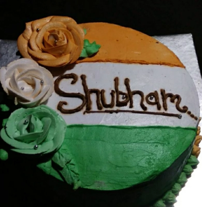 Tricoloured Tiranga Cake Independencerepublic Day Celebration Stock Photo  1445243810 | Shutterstock
