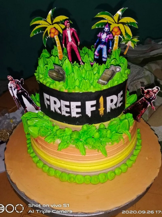 Free fire cake design ideas - YouTube