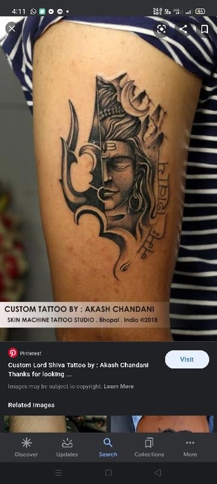 Buy Temporary Tattoowala Lord Shiv Trishul Tattoo on Hand Waterproof  Temporary Body Tattoo Online at Best Prices in India - JioMart.