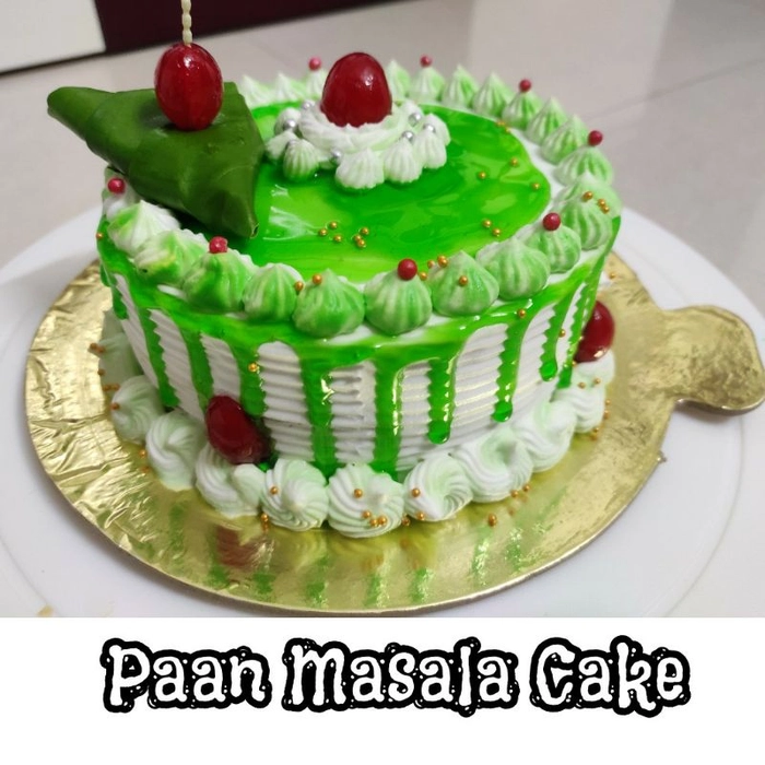 Refreshing Paan🍀flavor cake with vanilla sponge/व्हॅनिला स्पोंज पान केक|  Eggless Paan cake recipe💚 - YouTube