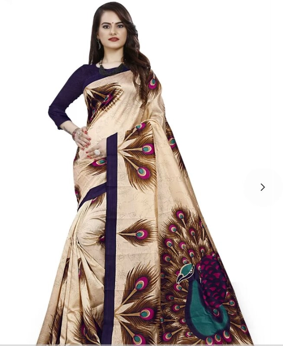 Printed Sarees - Buy Printed Saree for Women & Girls Online at MIAH