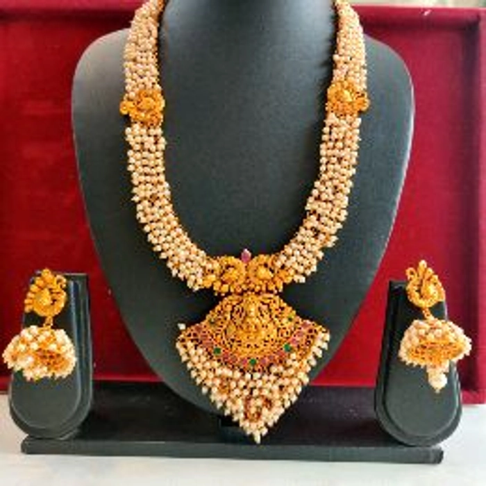 Muthyala necklace deals designs